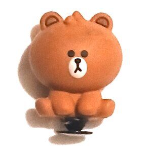 Adorable LINE Friends Brown Bear Charm for UGG Shoes or Bags